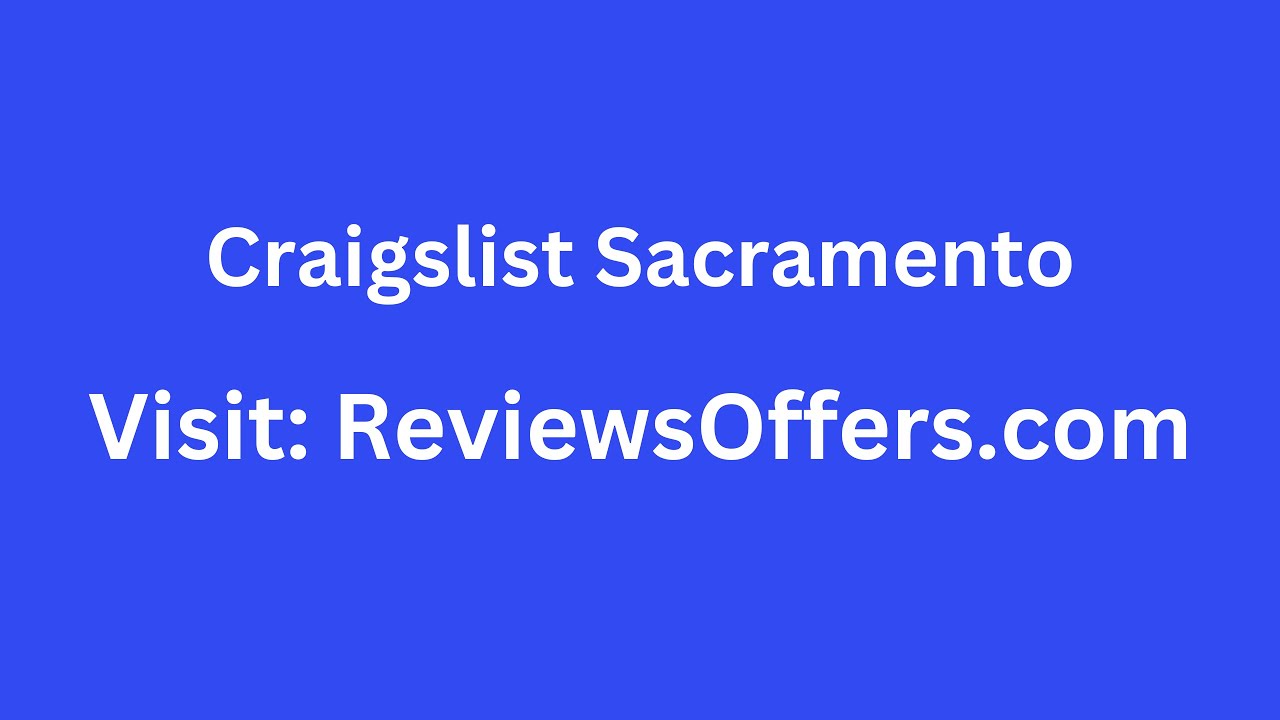 craigslist sacramento