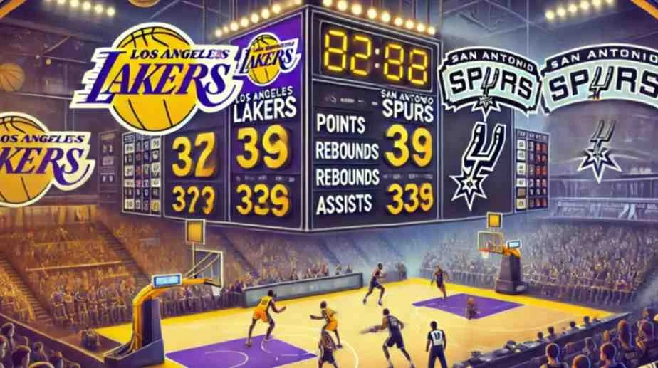 lakers vs san antonio spurs match player stats