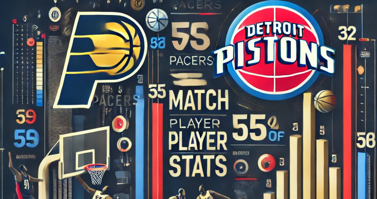 pacers vs detroit pistons match player stats