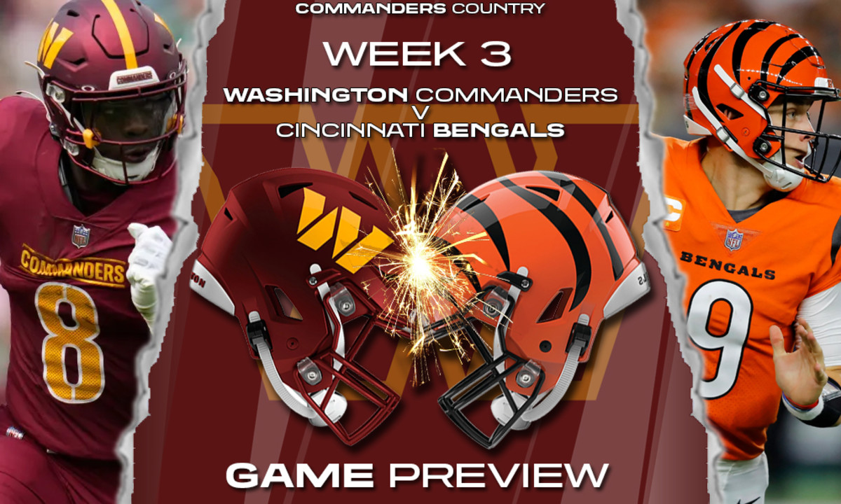 washington commanders vs bengals match player stats